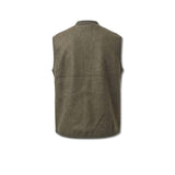 BL'KER Gilet uomo in lana boiled Green