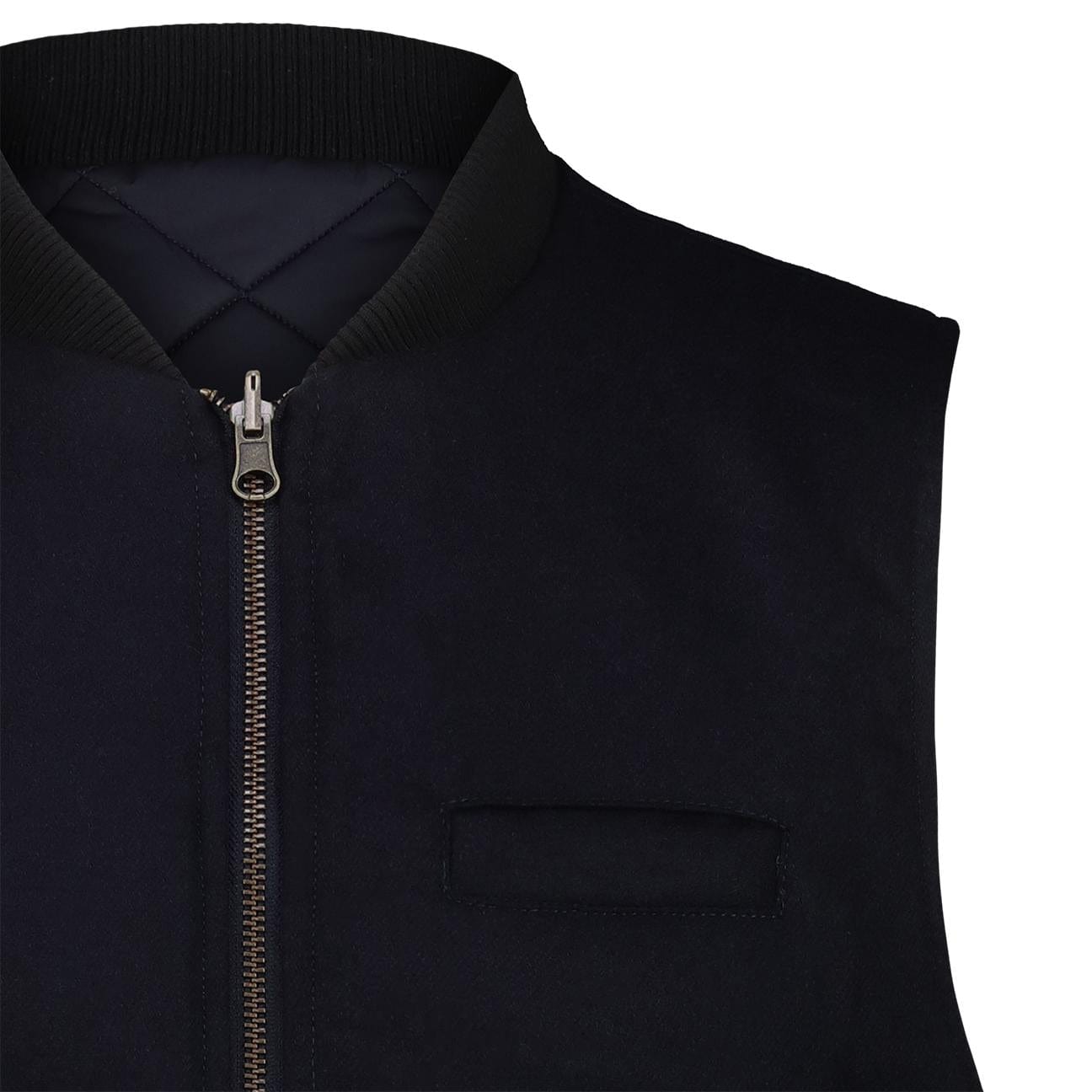 BL'KER Gilet uomo reversibile Blue