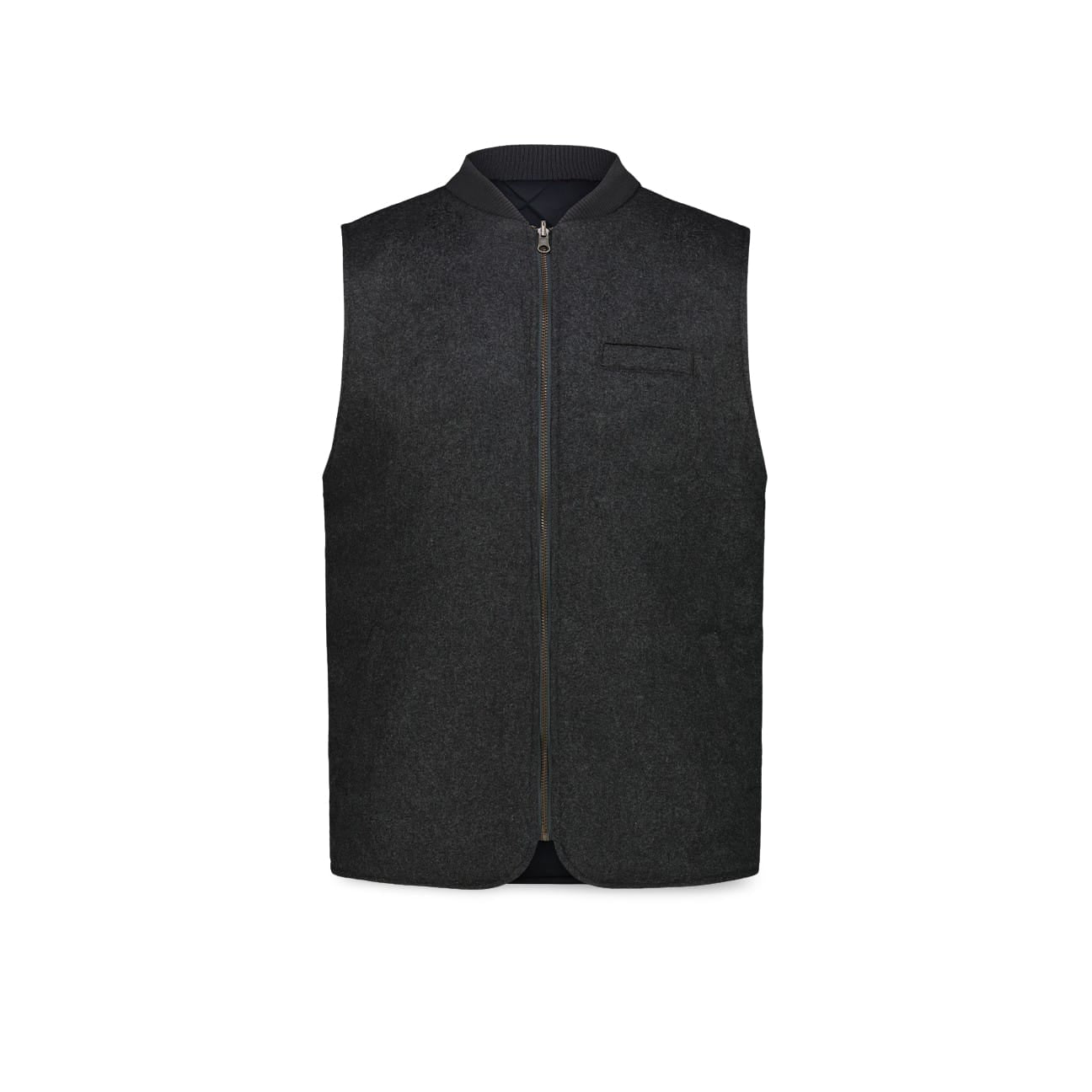 BL'KER Gilet uomo reversibile Grigio
