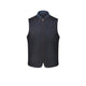 BL'KER Gilet uomo reversibile Owl in lana Donegal Blue