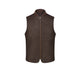 BL'KER Gilet uomo reversibile Owl in lana Donegal Marrone
