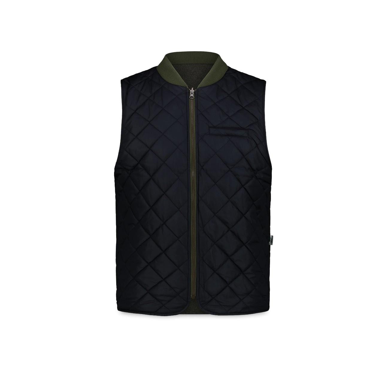 BL'KER Gilet uomo reversibile Verde