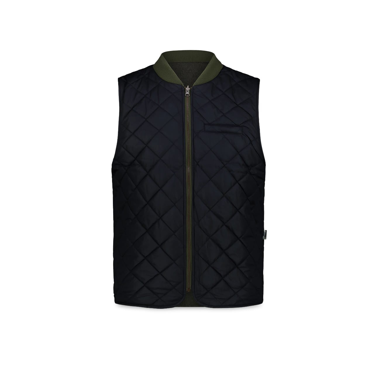 BL'KER Gilet uomo reversibile Verde