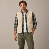 BL'KER Gilet uomo Wolf  in pile Milk