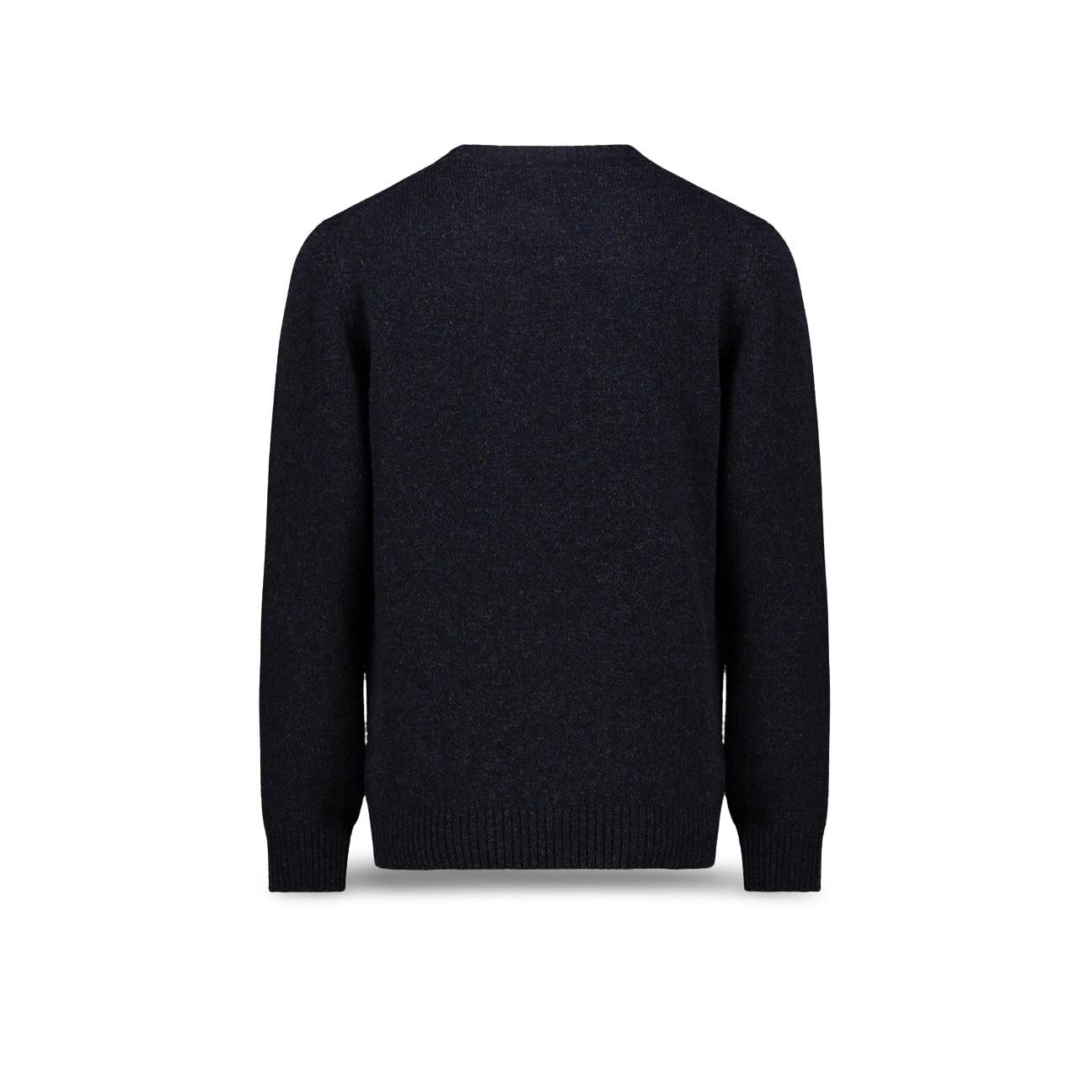 BL'KER Maglia da uomo in Shetland Blue
