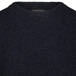 BL'KER Maglia da uomo in Shetland Blue