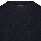 BL'KER Maglia da uomo in Shetland Blue