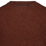 BL'KER Maglia da uomo in Shetland Coccio