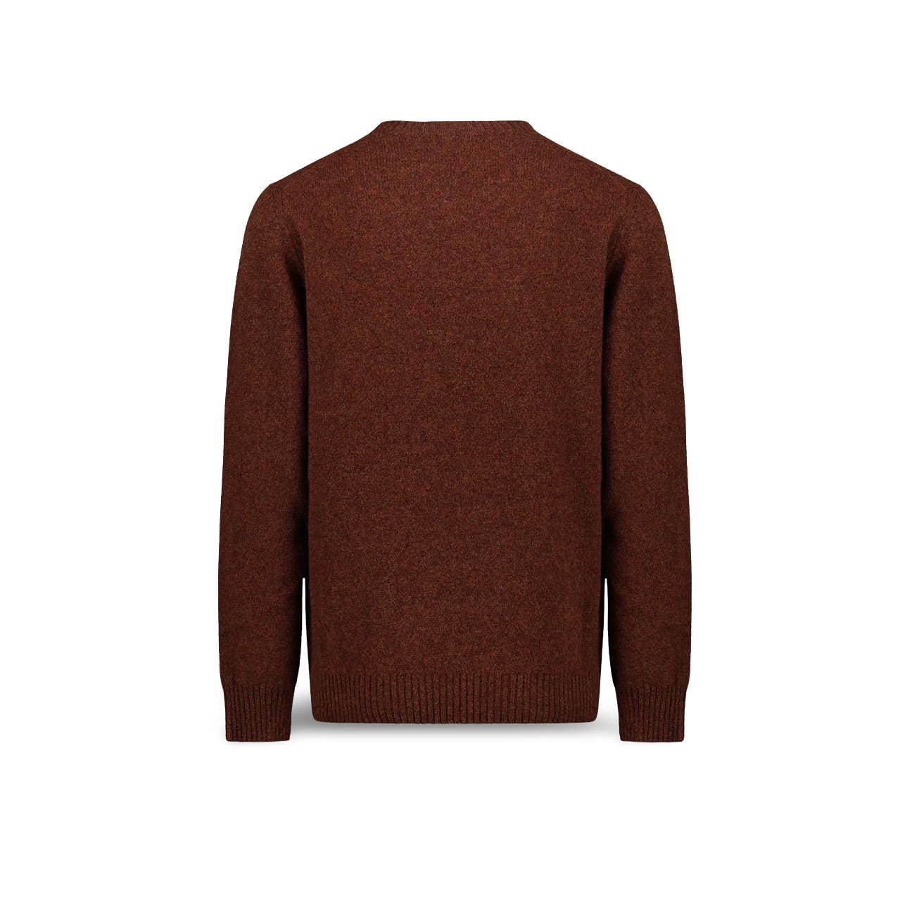 BL'KER Maglia da uomo in Shetland Coccio