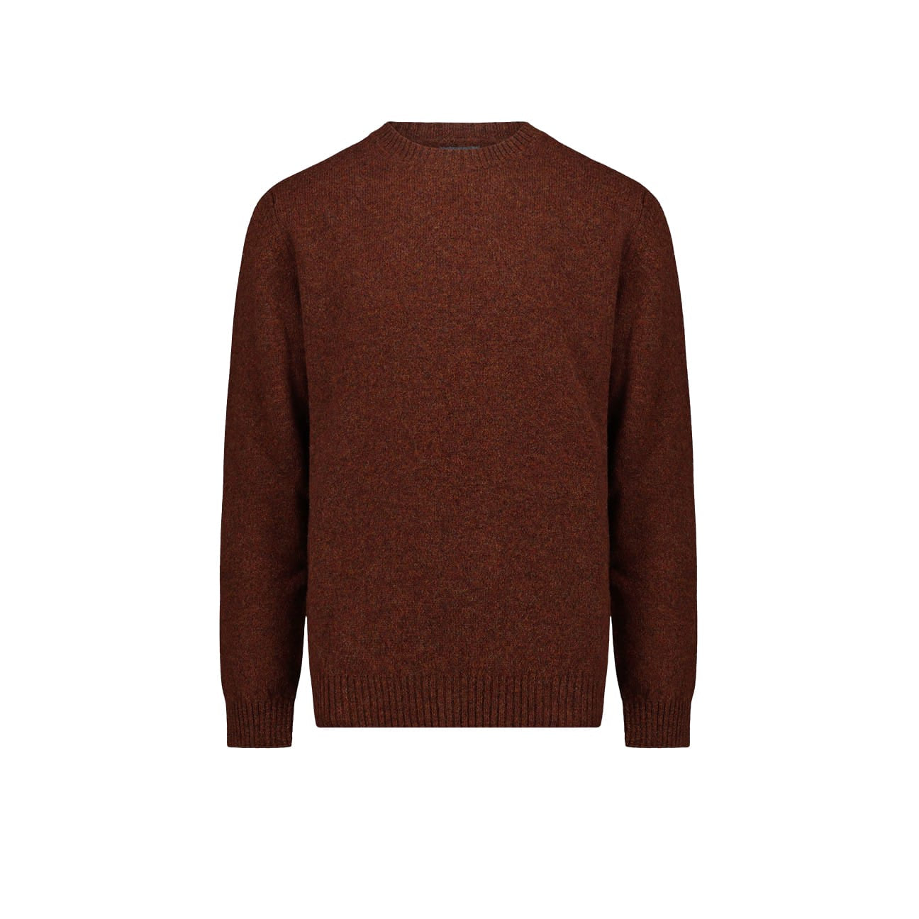 BL'KER Maglia da uomo in Shetland Coccio