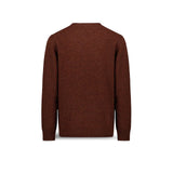 BL'KER Maglia da uomo in Shetland Coccio