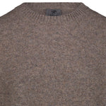 BL'KER Maglia da uomo in Shetland Sand