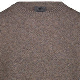 BL'KER Maglia da uomo in Shetland Sand