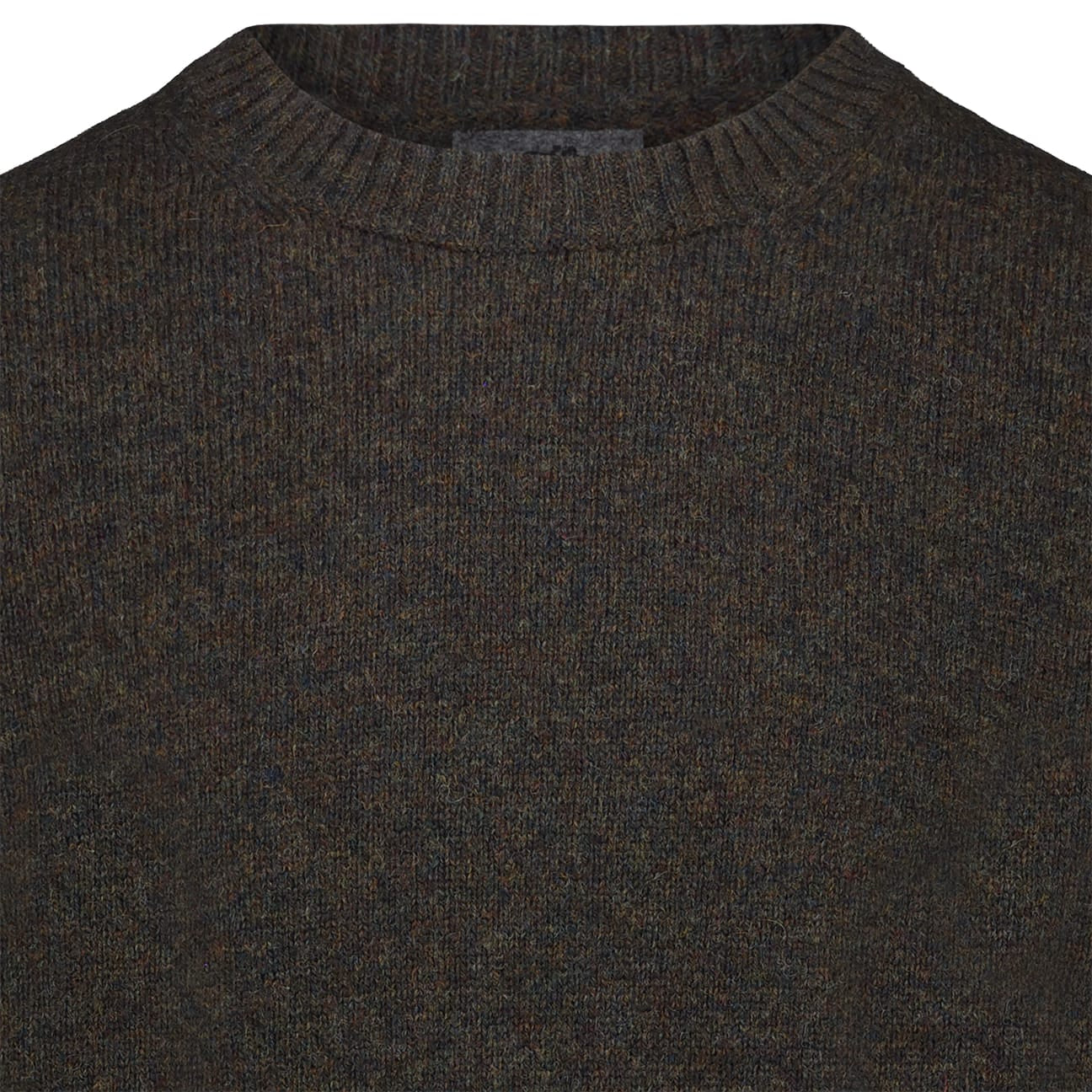 BL'KER Maglia da uomo in Shetland Verde