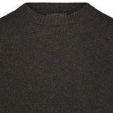 BL'KER Maglia da uomo in Shetland Verde