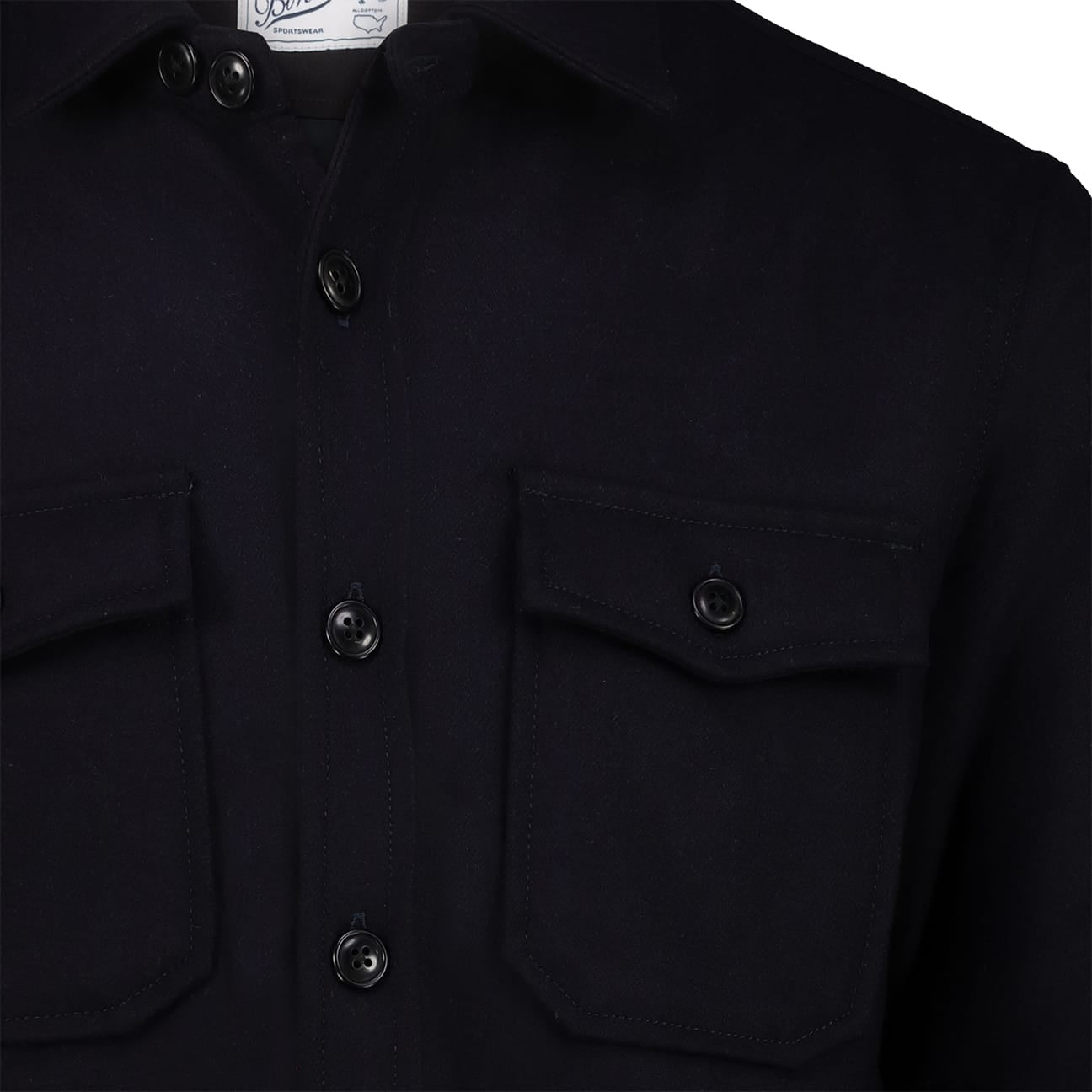 BL'KER Overshirt uomo Hunter Blue