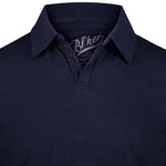 BL'KER Polo uomo in cotone Blue