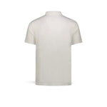 BL'KER Polo uomo in cotone fiammato Bianco