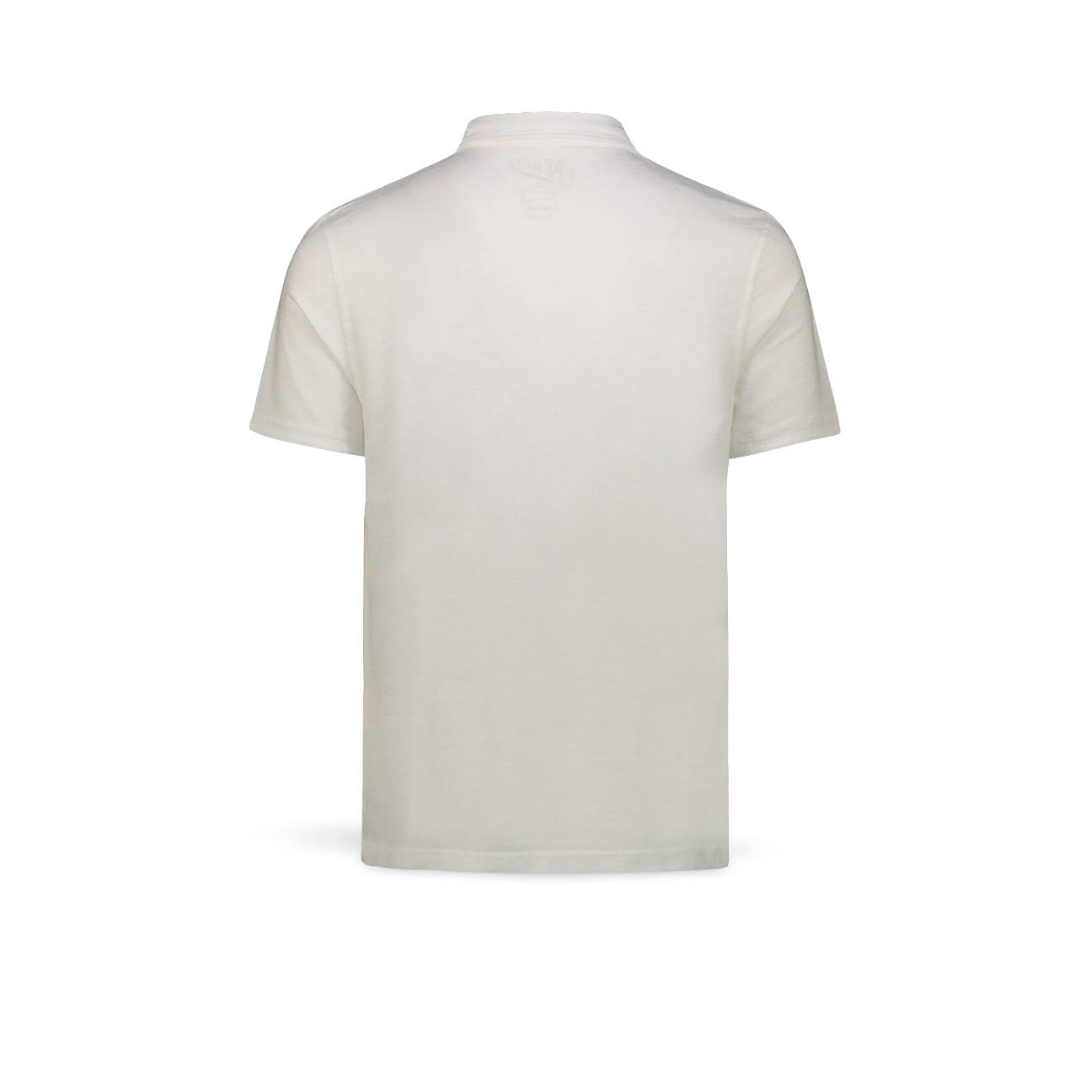 BL'KER Polo uomo in cotone fiammato Bianco