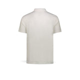BL'KER Polo uomo in cotone fiammato Bianco