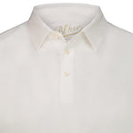 BL'KER Polo uomo in cotone fiammato Bianco