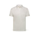 BL'KER Polo uomo in cotone fiammato Bianco