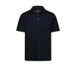 Polo uomo in cotone fiammato Blue