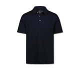 BL'KER Polo uomo in cotone fiammato Blue