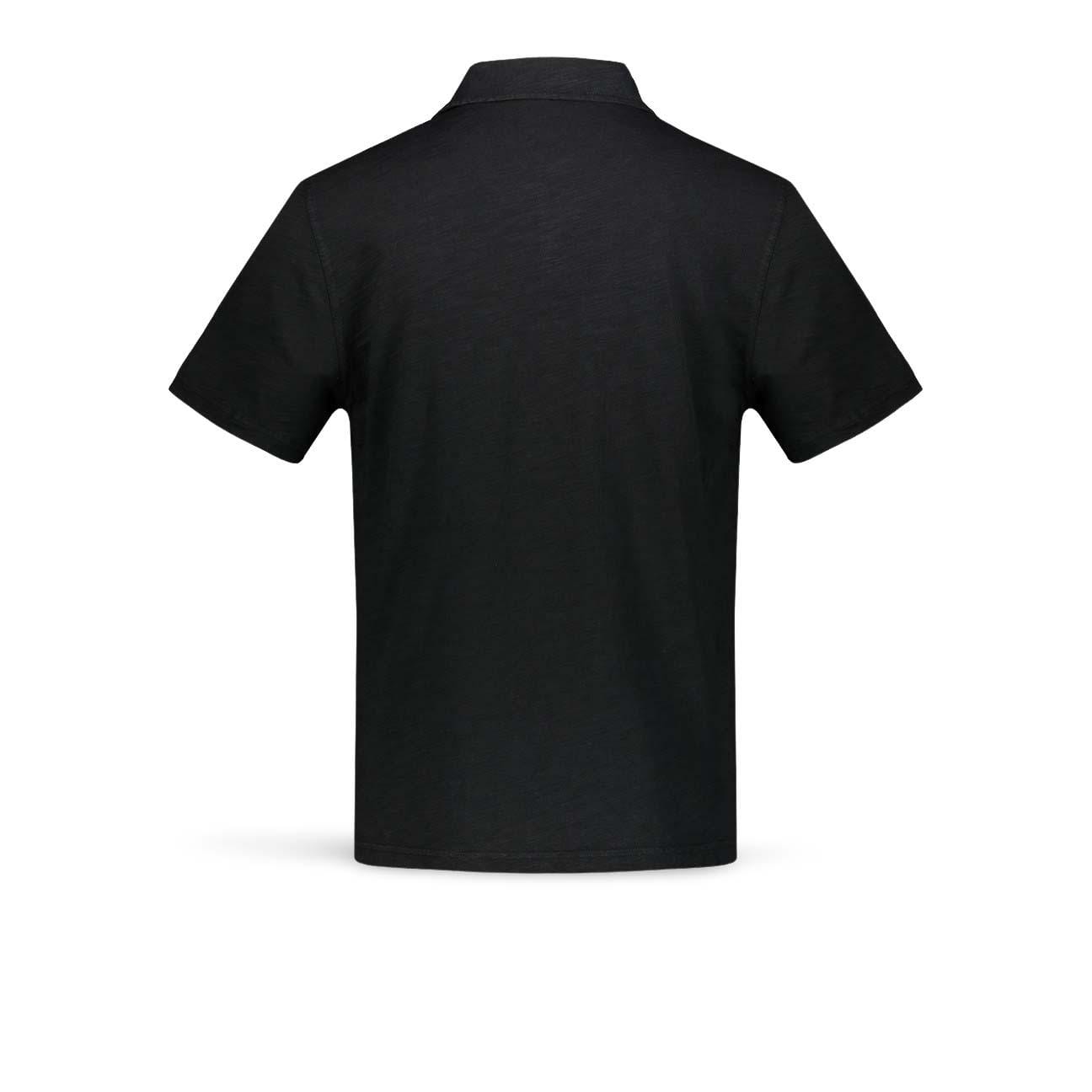 BL'KER Polo uomo in cotone Nero