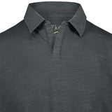 BL'KER Polo uomo in cotone Nero Lavato