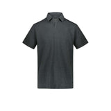 BL'KER Polo uomo in cotone Nero Lavato