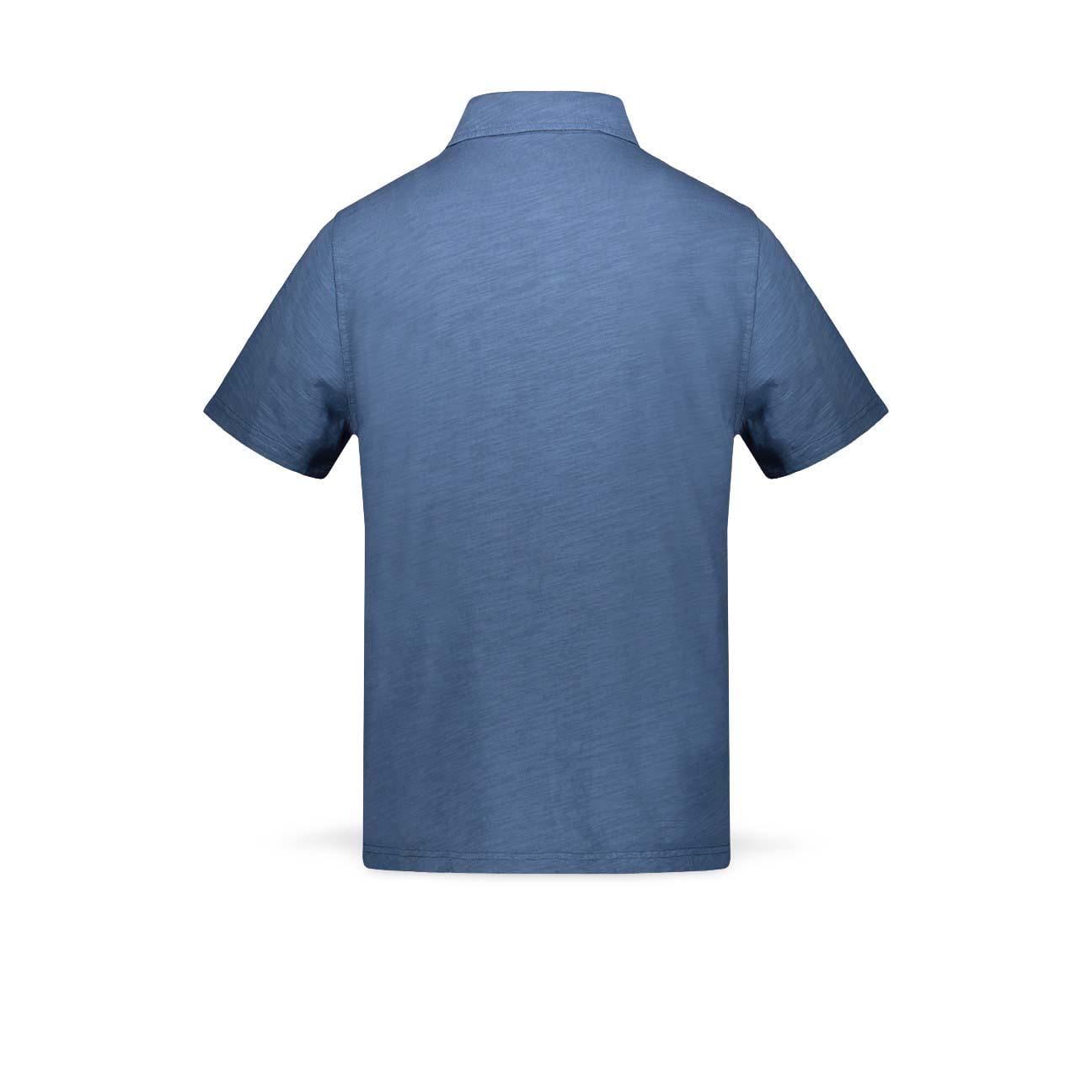 BL'KER Polo uomo in cotone Royal
