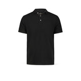BL'KER Polo uomo in piquet Nero