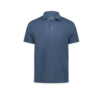BL'KER Polo uomo in piquet Royal