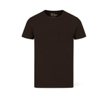 BL'KER T-Shirt uomo Casco Bay fiammata Brown