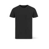BL'KER T-Shirt uomo Casco Bay fiammata Nero Lavato