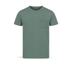 BL'KER T-Shirt uomo Casco Bay fiammata Sage