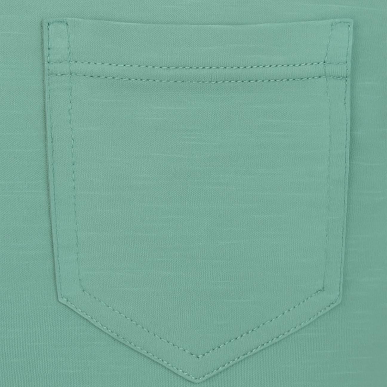 BL'KER T-Shirt uomo Casco Bay fiammata Turchese