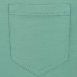 BL'KER T-Shirt uomo Casco Bay fiammata Turchese