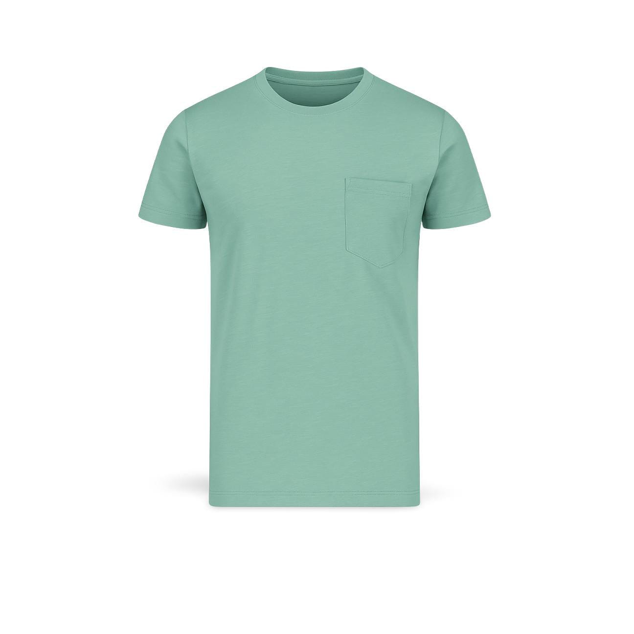 BL'KER T-Shirt uomo Casco Bay fiammata Turchese