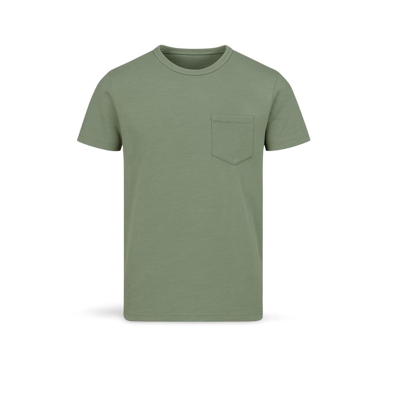 BL'KER T-Shirt uomo Casco Bay fiammata Verde
