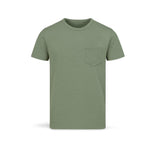 BL'KER T-Shirt uomo Casco Bay fiammata Verde
