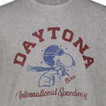 BL'KER T-Shirt uomo con grafica Daytona Snoopy  Grey Melange