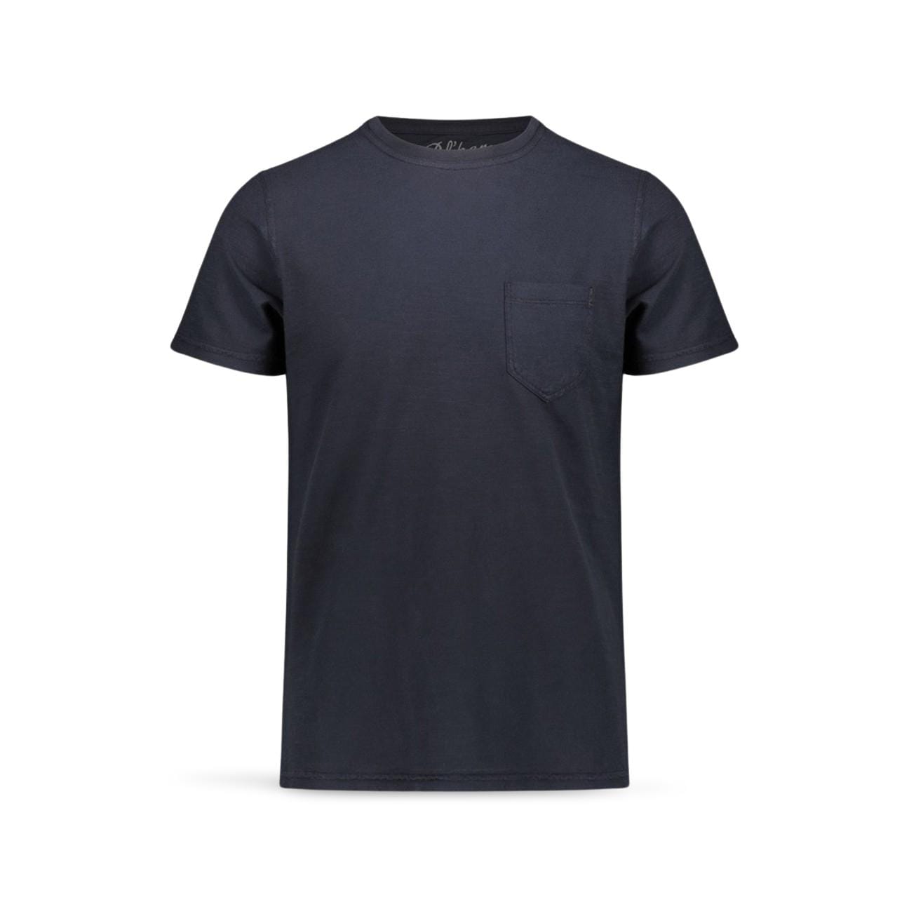 BL'KER T-Shirt uomo in cotone con taschino Blue