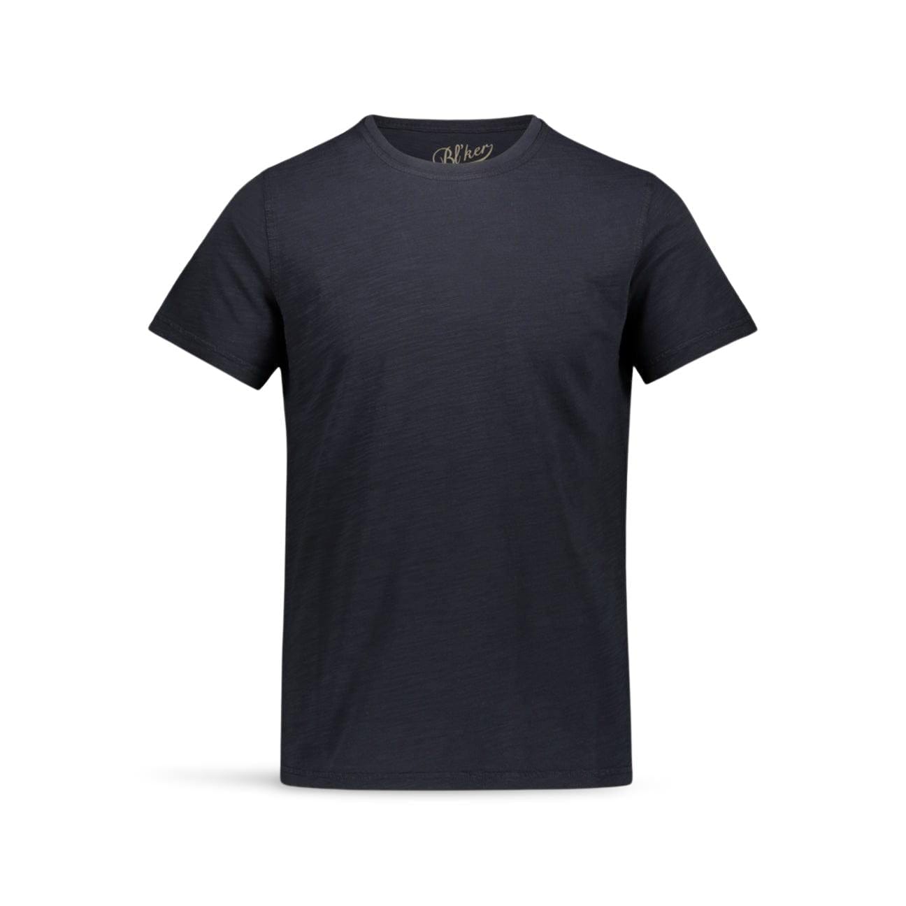 BL'KER T-Shirt uomo in cotone fiammato Blue