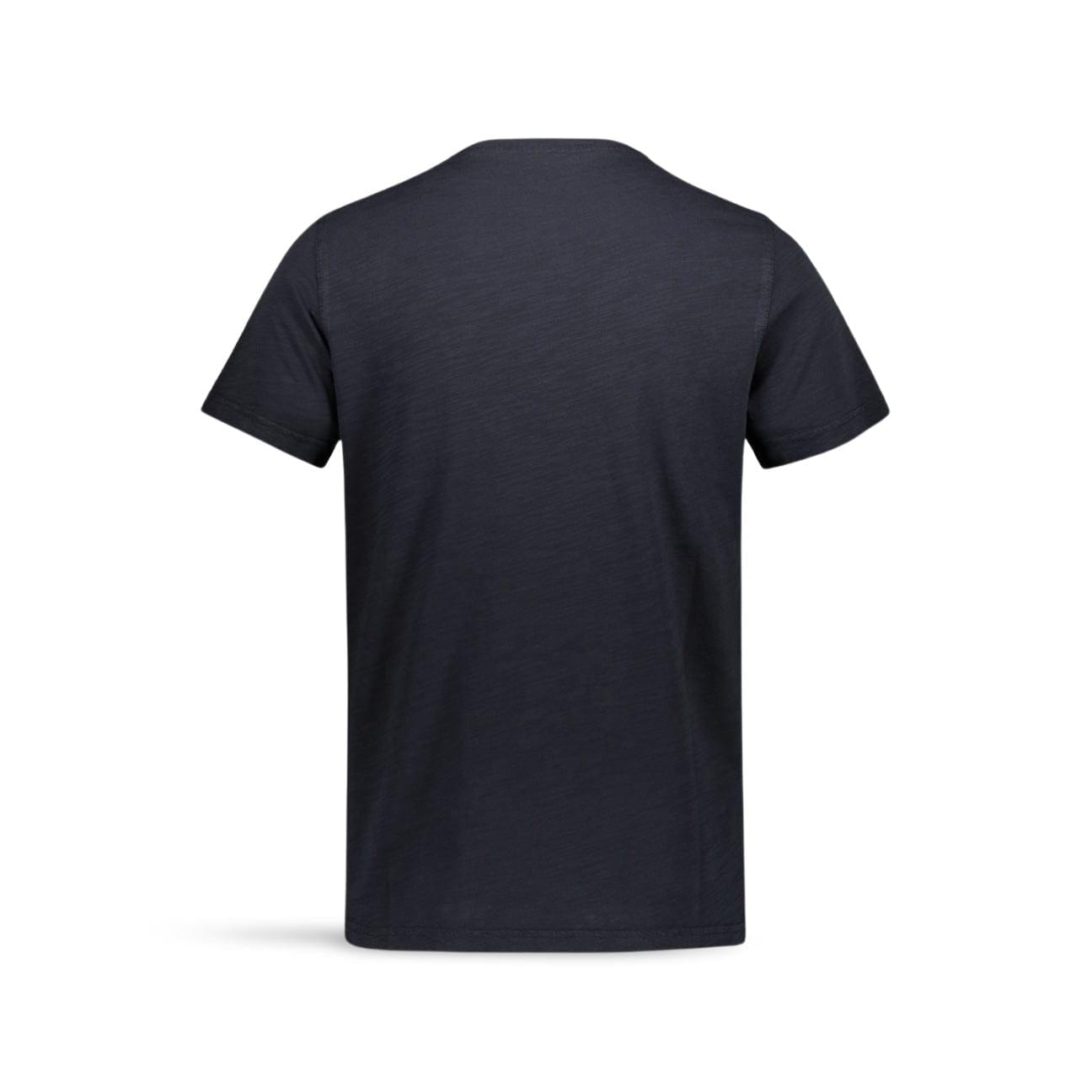 BL'KER T-Shirt uomo in cotone fiammato Blue