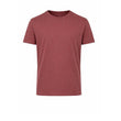 T-Shirt uomo in cotone fiammato Bordeaux