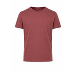 BL'KER T-Shirt uomo in cotone fiammato Bordeaux