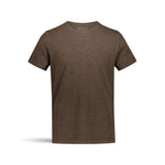 BL'KER T-Shirt uomo in cotone fiammato Marrone