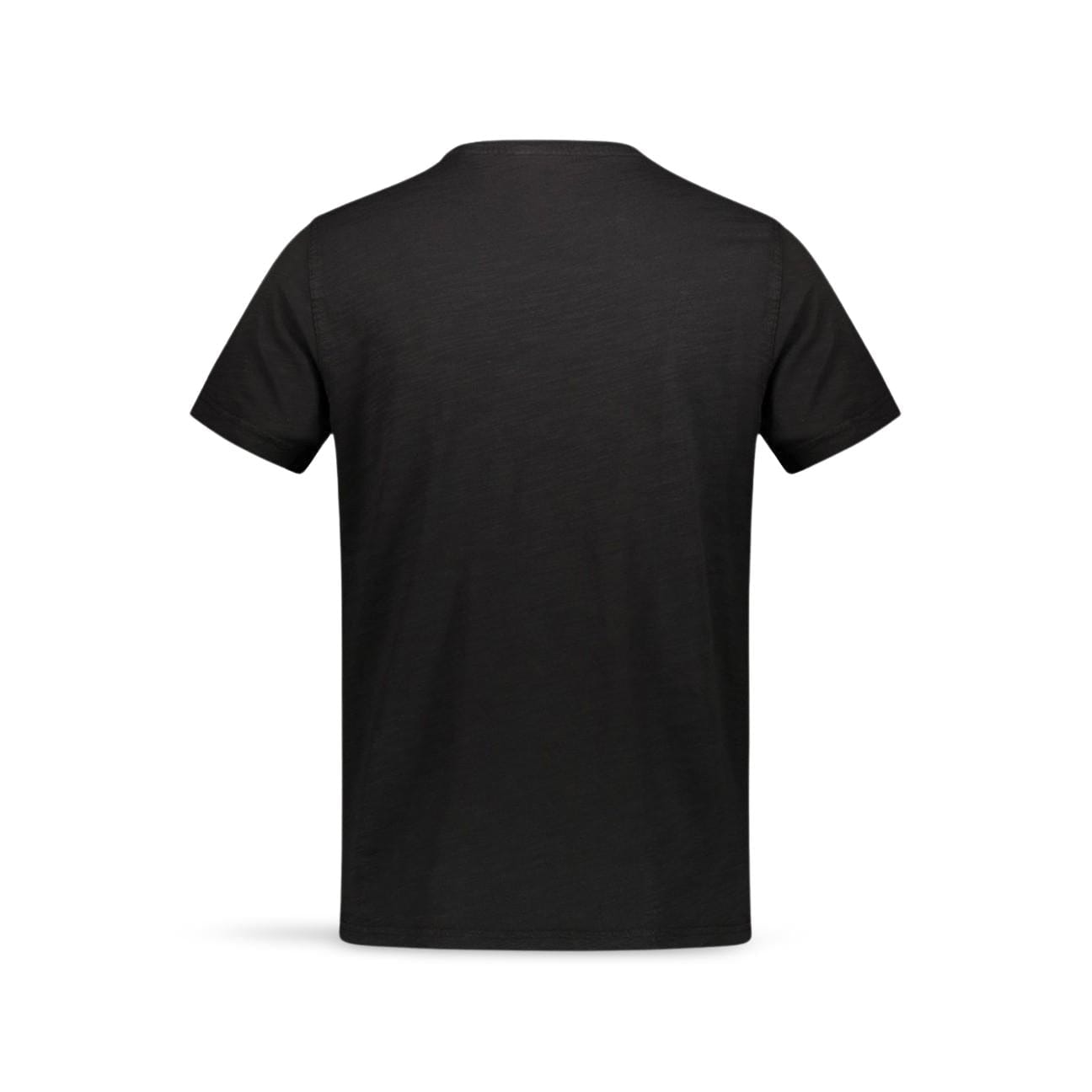 BL'KER T-Shirt uomo in cotone fiammato Nero
